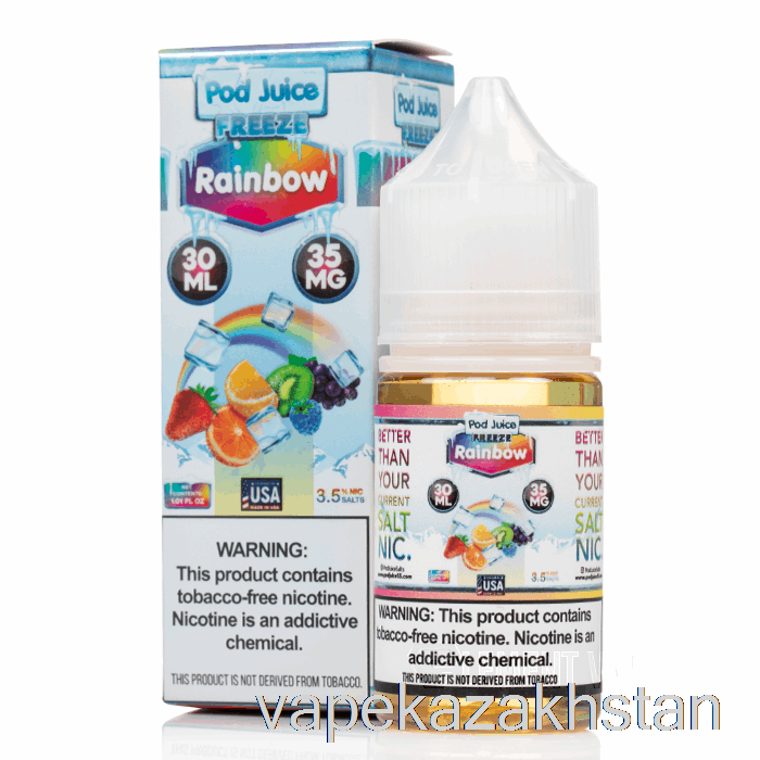 Vape Smoke FREEZE Rainbow - Pod Juice - 30mL 10mg